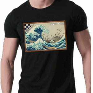 Playera 100% Algodón. Tsunami de Piezas