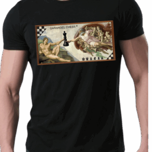Playera 100% Algodón. La Creación del Ajedrez