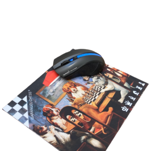 Mouse Pad Chico "Perros Jugando Ajedrez"