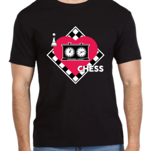 Playera 100% Algodón. I love Chess