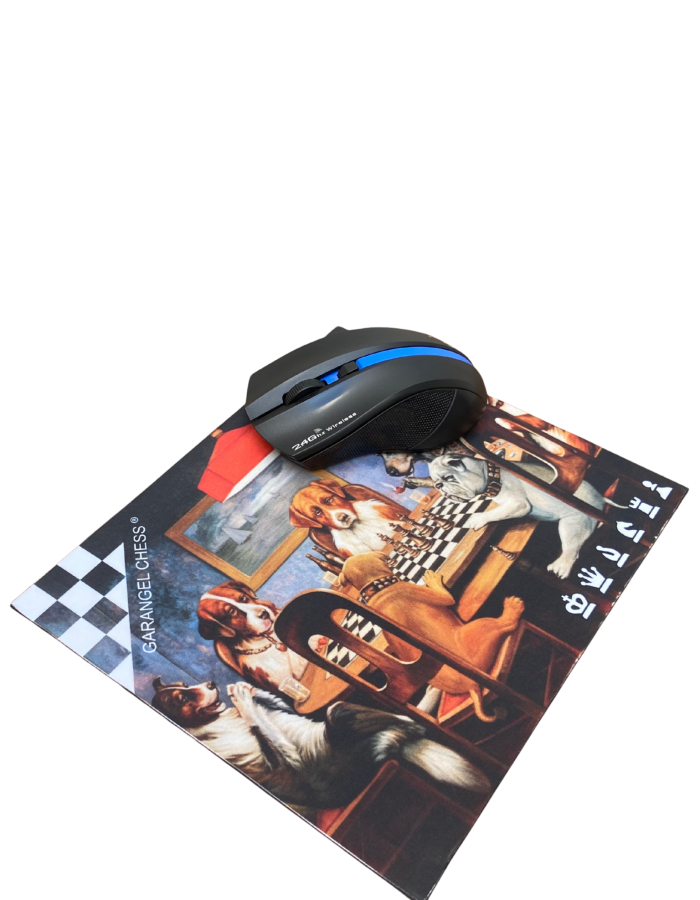 Mouse Pad Chico “Perros Jugando Ajedrez”