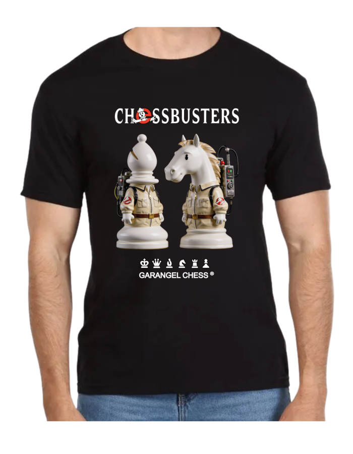 Playera 100% Algodón. Chess Busters
