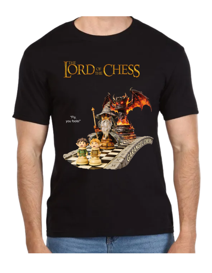 Playera 100% Algodón. The Lord of the Chess